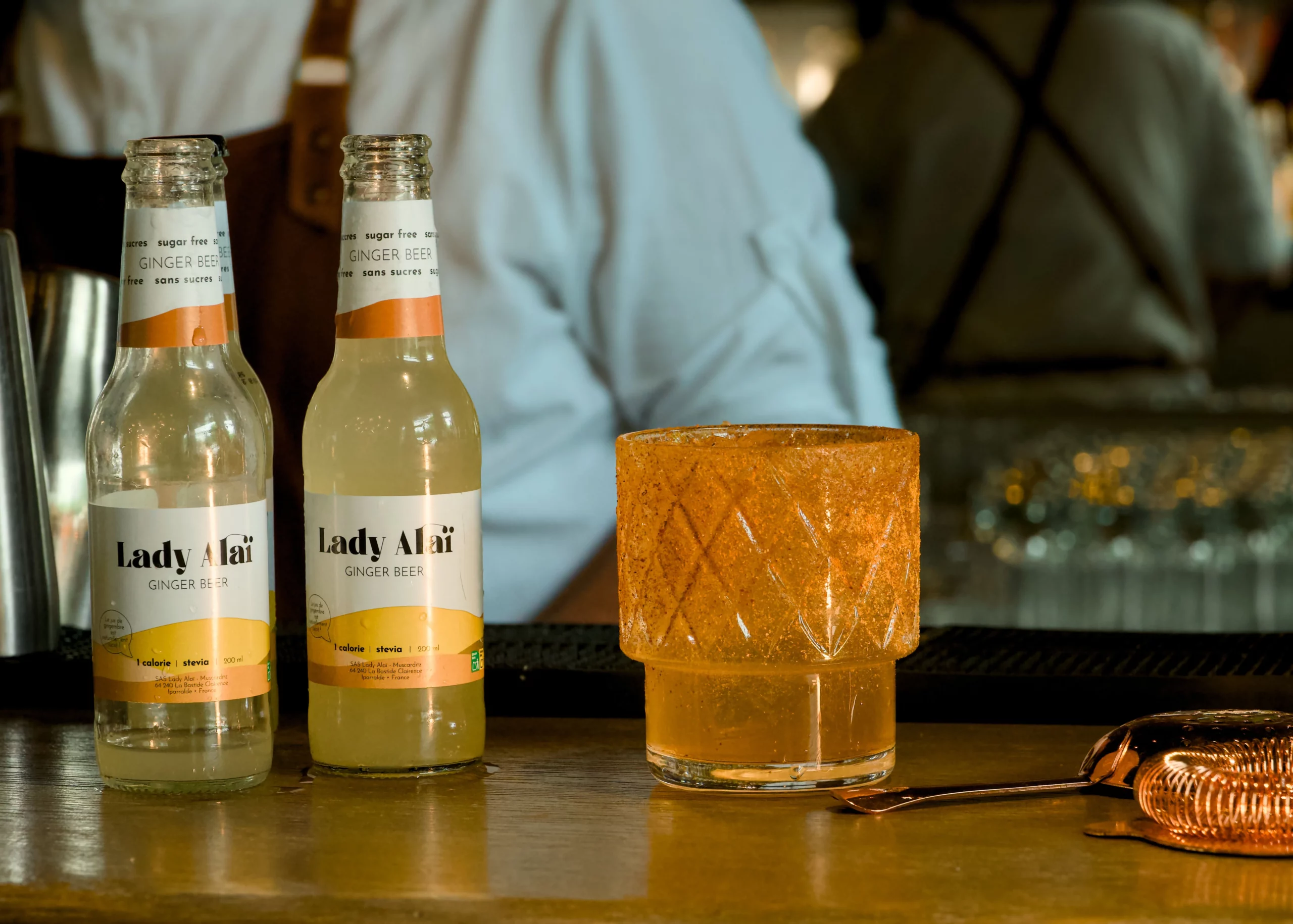 Nos Cocktails - TequilaEspelette copie scaled - Lady Alaï - Tonics & Ginger Beer Cocktail Tequila Espelette Lady Alaï
