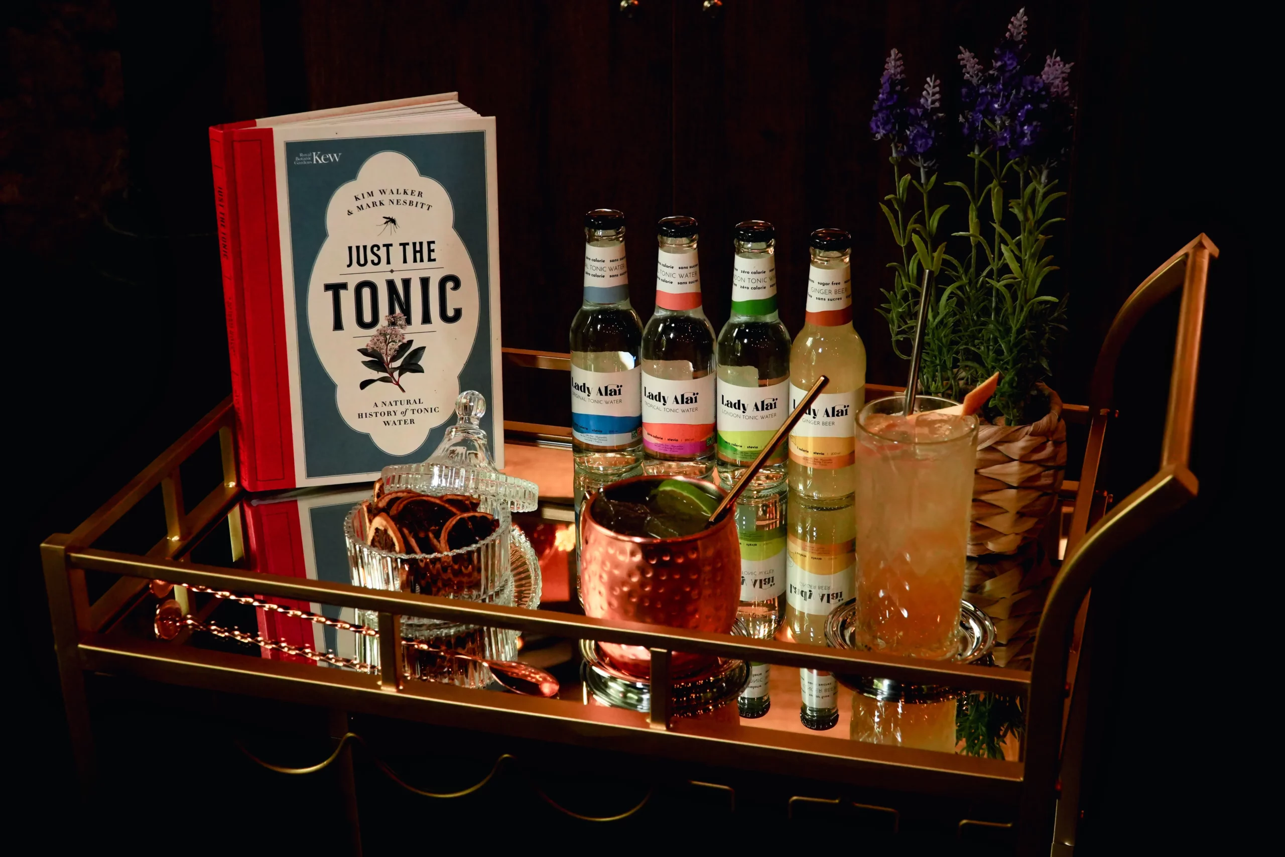Lady Alaï Tonic - Desserte avec les produits